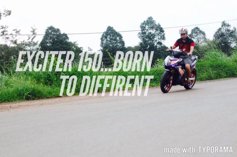 Exciter 150 q-racer - born to different