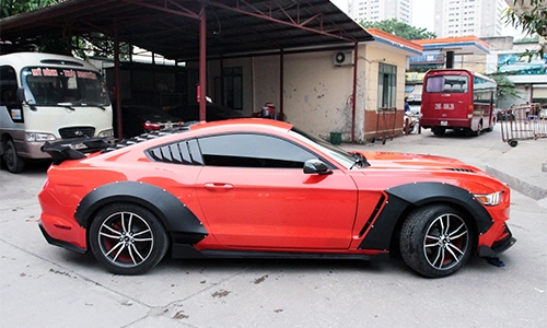  ford mustang 2015 độ cửa cắt kéo của tay chơi lào cai 