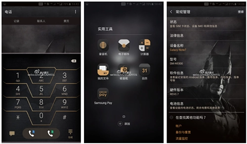  galaxy note 7 bản batman 2 sim lộ ảnh thực tế 