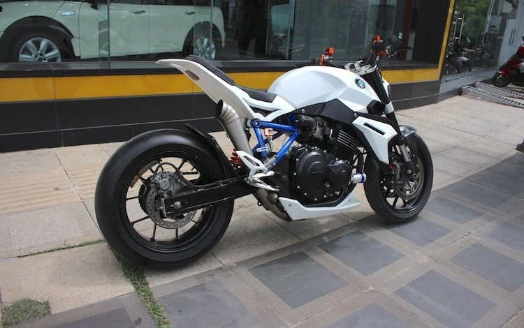 Honda cb400 độc đáo trong bản độ theo ý tưởng bmw concept roadster