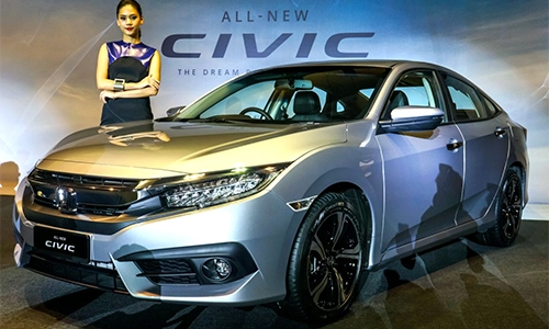  honda civic 2016 giá từ 27400 usd tại malaysia 