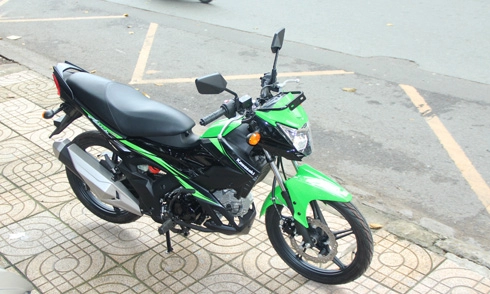  kawasaki athlete pro - côn tay cỡ nhỏ đầu tiên về việt nam 