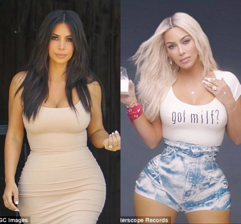 Kim kardashian bị bóc mẽ chỉnh sửa ảnh mặc quần độn