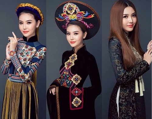 Ngắm quốc phục của chân dài dự thi miss global beauty queen