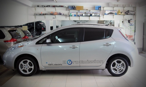  ôtô điện nissan leaf bất ngờ xuất hiện việt nam 