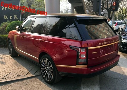  range rover phiên bản rồng xuất hiện ở trung quốc 