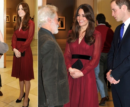 Soi thời trang bà bầu của kate middleton