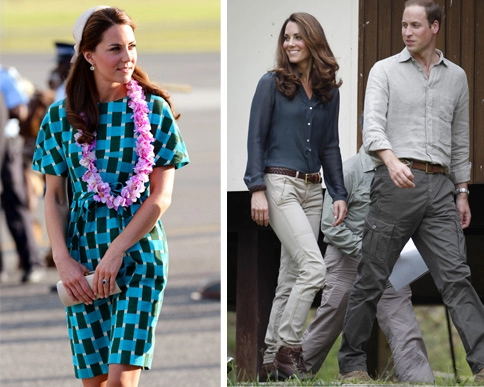 Soi thời trang bà bầu của kate middleton