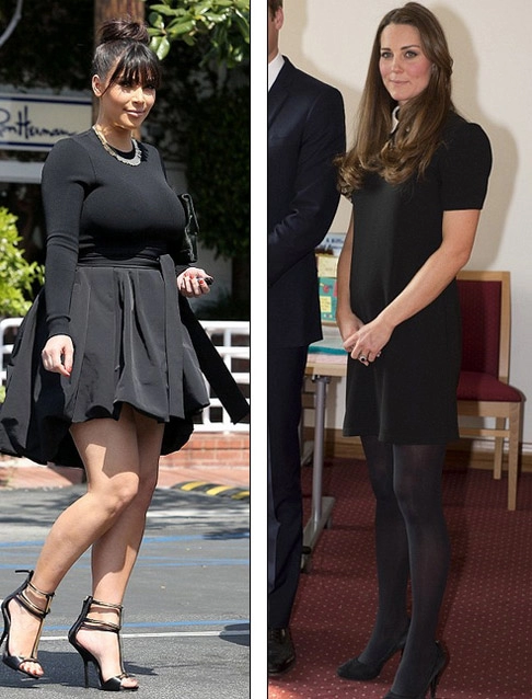 Soi thời trang bà bầu của kate middleton