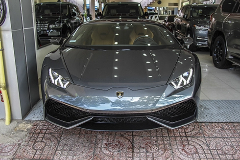  thêm siêu xe lamborghini huracan cập cảng sài gòn 