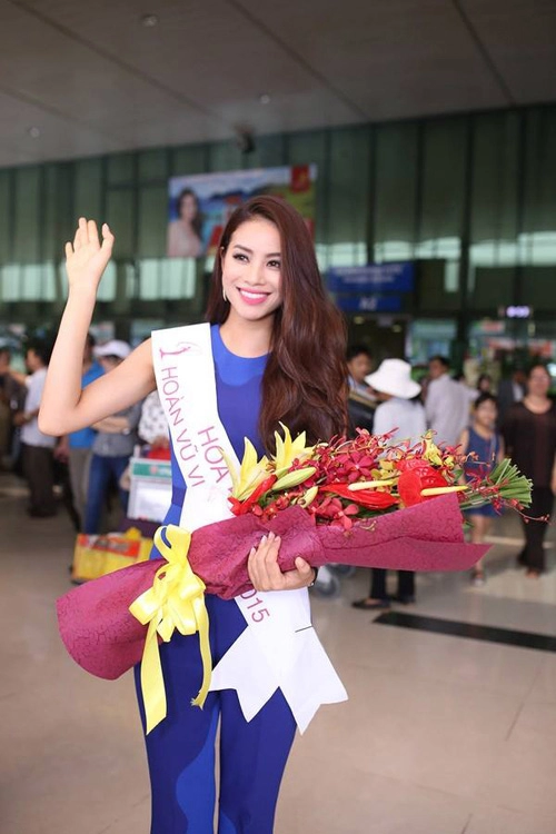 Thời trang sân bay trẻ trung của top 3 hh hoàn vũ vn