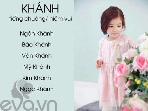 Top tên hán việt hay ý nghĩa cho con gái 2016 phần 1