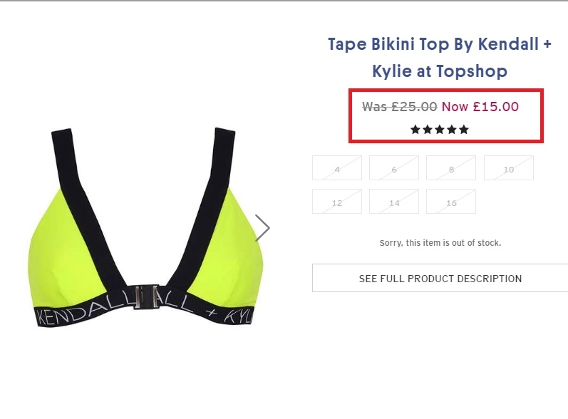 Bikini 550 ngàn đồng của ngọc trinh đang được săn lùng ráo riết