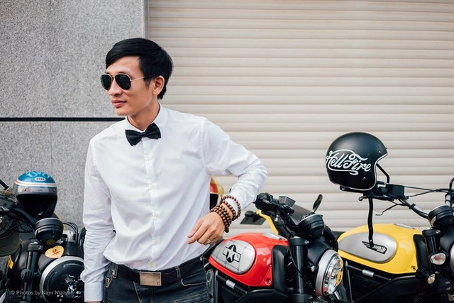 Dàn xe ducati scrambler tham gia rước dâu hoành tráng tại vũng tàu