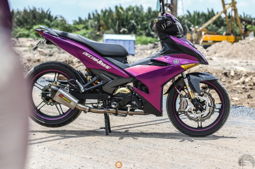 Exciter candy violet nổi bật với dàn chân hầm hố