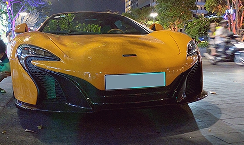  mclaren 650s dạo phố sài gòn 