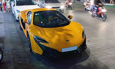  mclaren 650s dạo phố sài gòn 