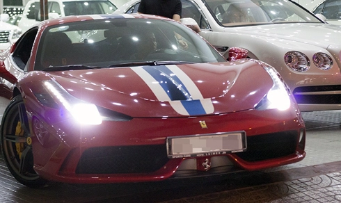  thêm siêu xe ferrari 458 speciale cập cảng sài gòn 