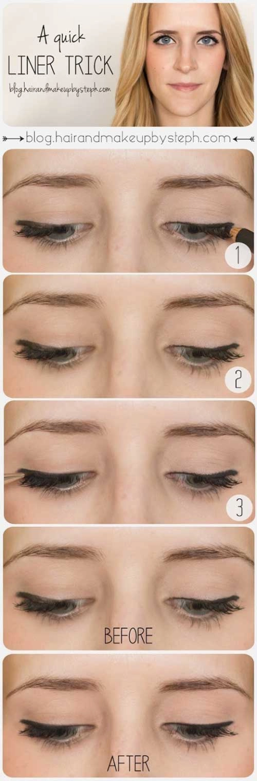 15 mẹo vàng siêu hữu ích cho các bạn nữ mới tập kẻ eyeliner