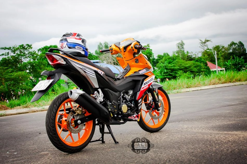 Ấn tượng cùng chiếc winner độ phiên bản repsol của biker việt