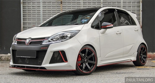  ảnh chi tiết proton iriz với gói sd aerodynamics 