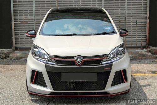  ảnh chi tiết proton iriz với gói sd aerodynamics 