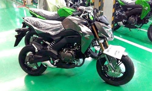  ảnh đầu tiên của kawasaki z125 - đối thủ honda msx 125 