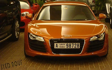  audi r8 màu lạ 