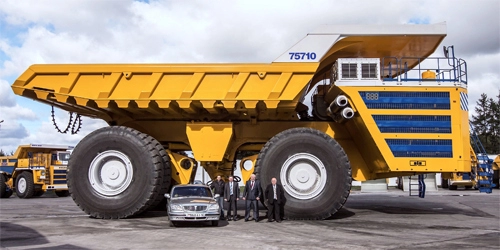  belaz 75710 - đương kim xe tải lớn nhất thế giới 