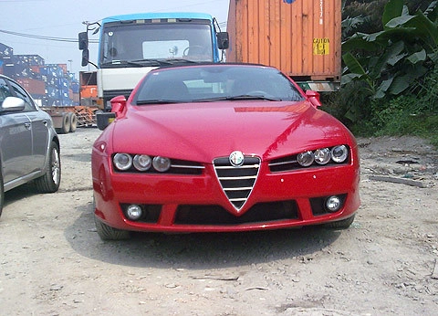  bộ ba xe alfa romeo cập cảng sài gòn 