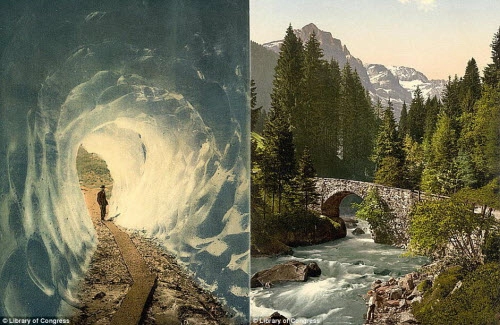 Cảnh đẹp và cuộc sống trên dãy alps cách đây 100 năm