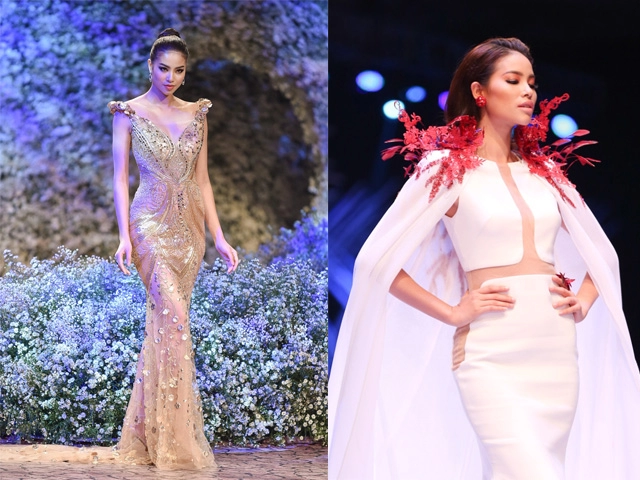 Chấm điểm trình catwalk của loạt hoa hậu việt khi tấn công sàn diễn