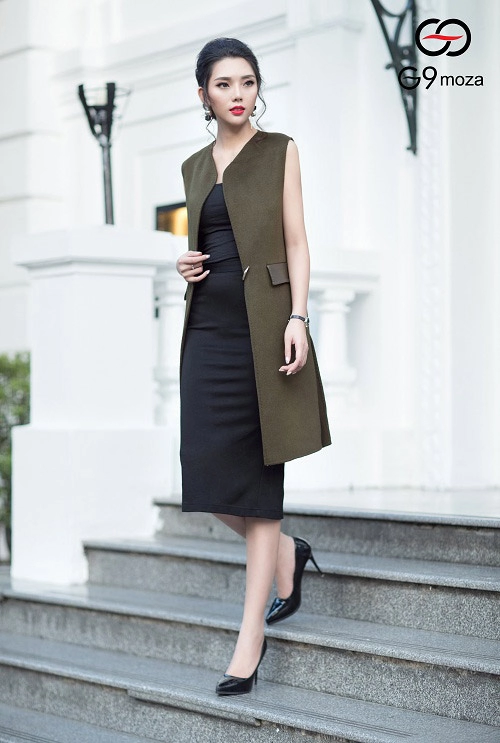 Chất với phong cách dạ cashmere hai mặt