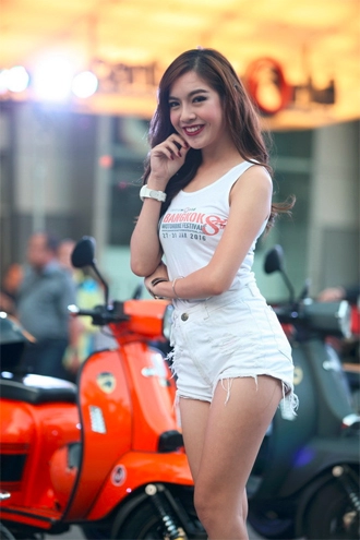  dàn mẫu nóng bỏng tại bangkok motorbike festival 2016 