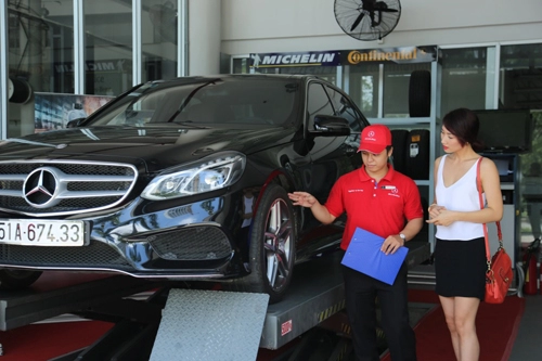  dịch vụ thảm đỏ cho mercedes e và s-class tại việt nam 