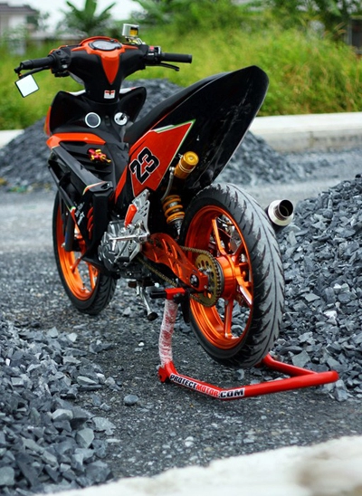  exciter phong cách aprilia tại sài gòn 