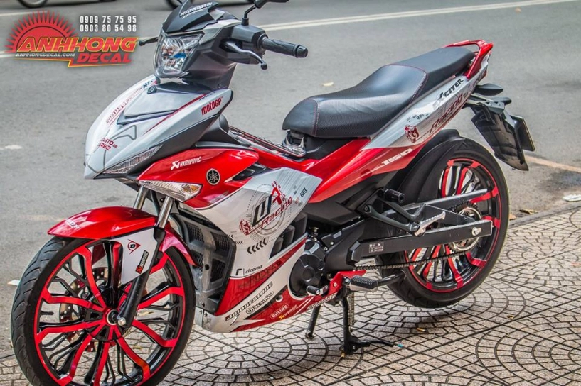 Hàng độc yamaha exciter 150 red racing từ ánh hồng decal