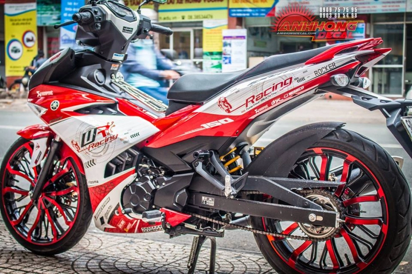 Hàng độc yamaha exciter 150 red racing từ ánh hồng decal