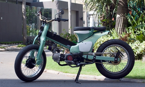  honda cub phong cách đường phố của thợ sài gòn 