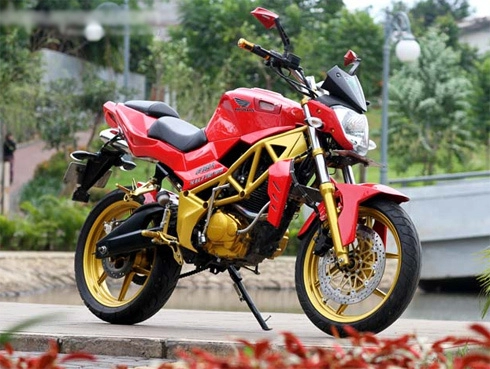  honda tiger độ phong cách streetfighter 