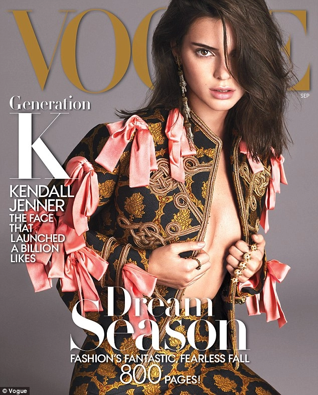 Kendall tiếp tục lên bìa tạp chí lừng danh vogue