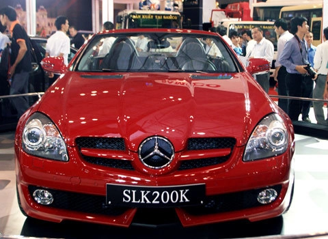  lộng lẫy mercedes slk200k ở việt nam motorshow 