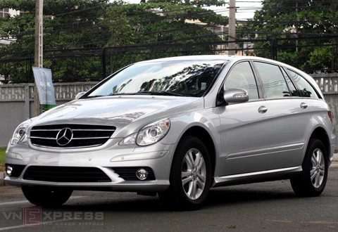  mẫu xe gia đình r350l của mercedes tại việt nam 