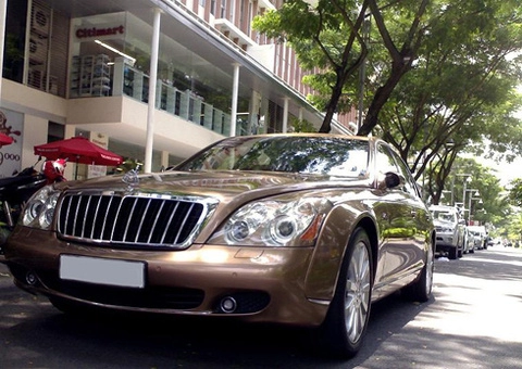  maybach 57s trên phố sài gòn 