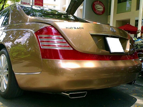  maybach 57s trên phố sài gòn 