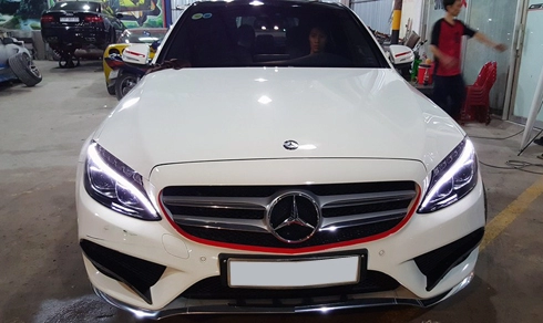  mercedes c250 amg hóa trang thành c63 edition 1 ở sài gòn 