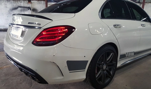  mercedes c250 hóa trang thành c63 amg ở sài gòn 