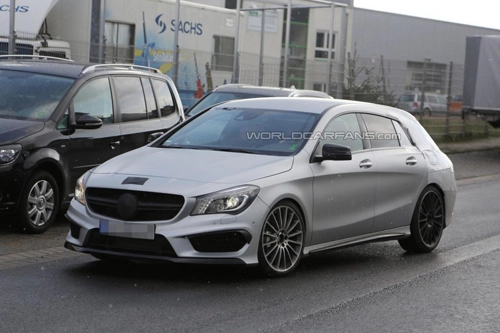  mercedes cla 45 amg shooting brake lộ diện 