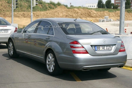  mercedes để lộ s-class 2009 