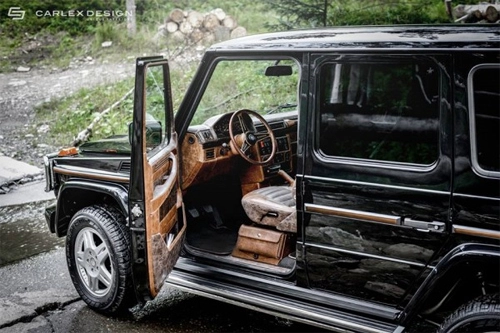  mercedes g-class độ nội thất cổ điển 